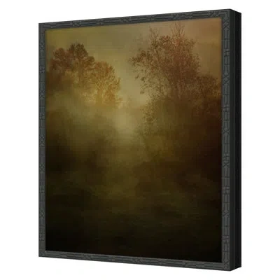 Grand Image Home " Morning Mist " By Woodman, Kate In Brown;green;red;yellow;pink
