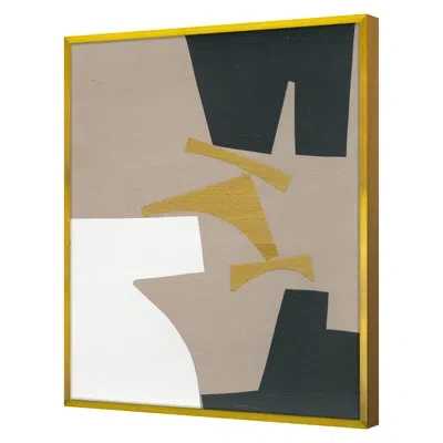 Grand Image Home Musical 3 By Jody Morlock - Single Picture Frame Print On Paper In Gold Framed