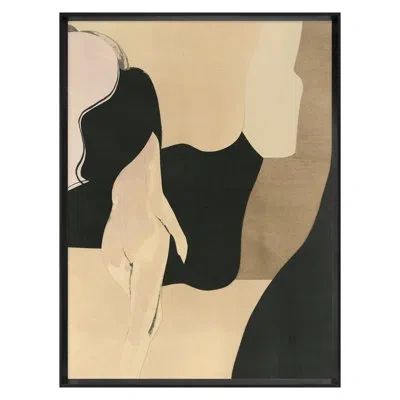 Grand Image Home Nude Collage 3 By Pc Ngo - Single Picture Frame Print In Black Framed