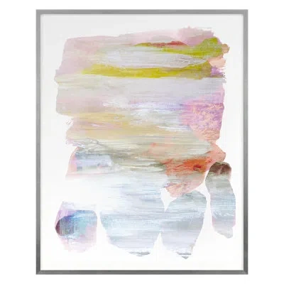 Grand Image Home Ocean Rocks 3 By Hope Bainbridge - Single Picture Frame Print On Paper In Silver