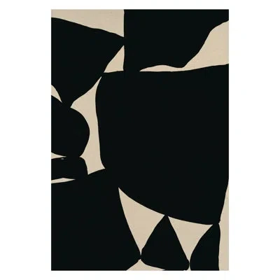 Grand Image Home Onyx Formations 4 By Renee Stramel - Wrapped Canvas Painting In Black;beige