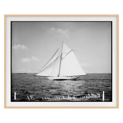 Grand Image Home Open Seas 3 By The Studio - Single Picture Frame Print In Maple Framed