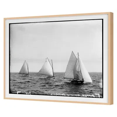 Grand Image Home Open Seas 6 By The Studio - Single Picture Frame Print In Maple Framed