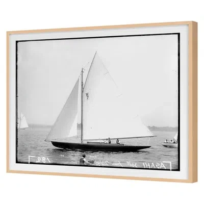 Grand Image Home Open Seas 8 By The Studio - Single Picture Frame Print In Maple Framed