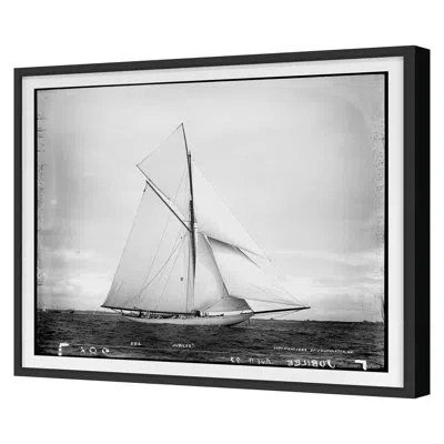 Grand Image Home Open Seas 9 By The Studio - Single Picture Frame Print In Black Framed