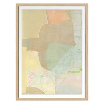 Grand Image Home Orange By Susan Smereka - Single Picture Frame Painting In Nordic Oak