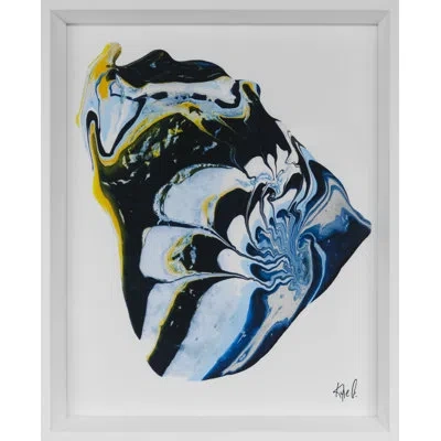 Grand Image Home Paint Pools 8 By Kyle Goderwis - Picture Frame Painting In Blue;gold