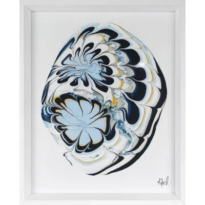 Grand Image Home Paint Pools 9 By Kyle Goderwis - Picture Frame Painting On Paper In Blue;gold