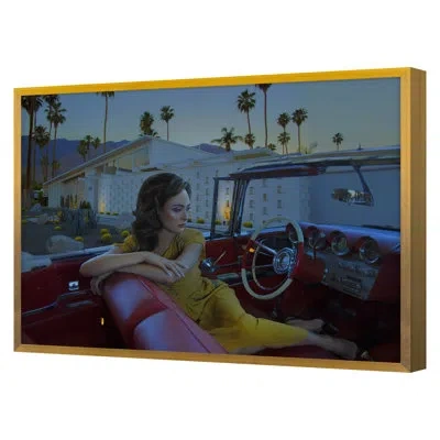 Grand Image Home " Palm Springs " By Woodman, Kate In Blue;red;yellow
