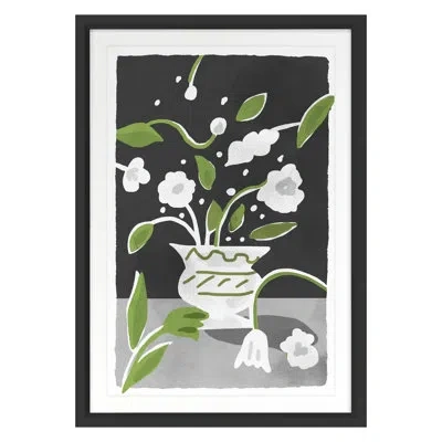 Grand Image Home Peterloon Squatty By Dana Gibson - Single Picture Frame Painting In Black