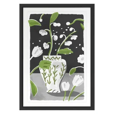 Grand Image Home Peterloon Tall By Dana Gibson - Single Picture Frame Painting In Black