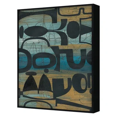 Grand Image Home Puzzle By Jody Morlock - Floater Frame Print On Canvas In Black Framed