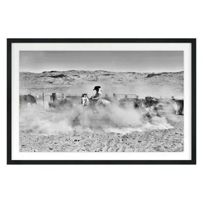 Grand Image Home Rance By Jean Cornell - Single Picture Frame Print In Black Framed