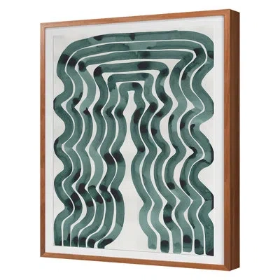 Grand Image Home Rapunzel By Kate Roebuck - Single Picture Frame Print On Paper In Walnut Framed
