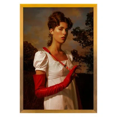 Grand Image Home Regency By Kate Woodman - Single Picture Frame Print On Canvas In Blue;brown;red;beige;yellow
