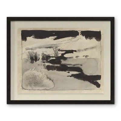 Grand Image Home Rural Studies 1 By Pc Studio - Picture Frame Painting On Paper In Black;beige