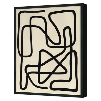 Grand Image Home Smooth Moves 1 By Kyle Goderwis - Single Picture Frame Painting On Paper In Black