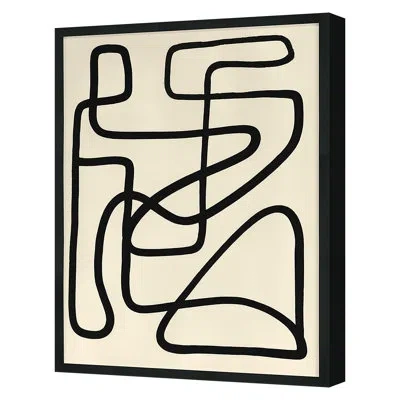 Grand Image Home Smooth Moves 3 By Kyle Goderwis - Single Picture Frame Painting In Black