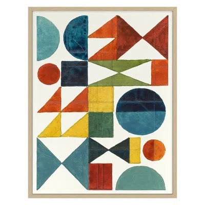 Grand Image Home Solar Flare By Andy Burgess - Single Picture Frame Print On Paper In Nordic Oak