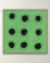 Grand Image Home Spray Dots 1' Digital Print Wall Art By Elisso In Green