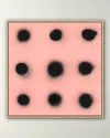 Grand Image Home Spray Dots 1' Digital Print Wall Art By Elisso In Pink