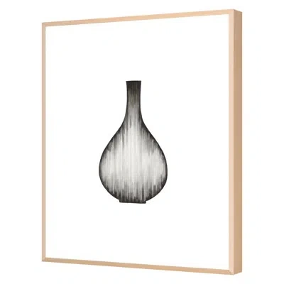 Grand Image Home Spring 2022 Gradient Curves 3 Framed On Paper By Natasha Marie Print In Maple Single Picture Framed