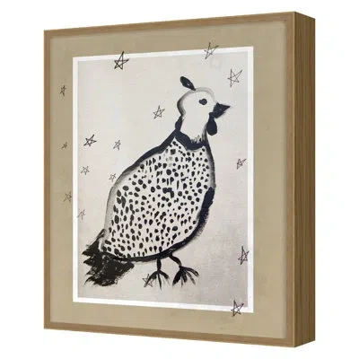 Grand Image Home Spring 2022 Little Pheasant Framed On Paper By Hope Bainbridge Set In Oak Single Picture Framed