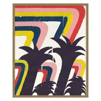 Grand Image Home Spring 2022 Paradise Is Burning Framed On Paper By Nate Harris Print In Oak Single Picture Framed