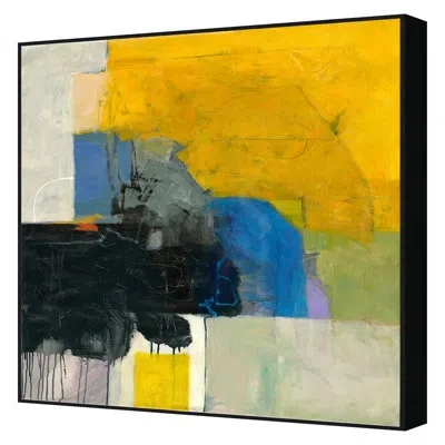Grand Image Home Spring 2022 Unmasking The Truth Framed On Canvas By Bob Hunt Print In Black Floater Framed