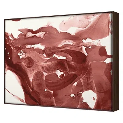 Grand Image Home Spring 2022 Untitled Framed On Canvas By The Studio Print In Walnut Floater Framed