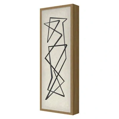 Grand Image Home Structures 16 Framed On Canvas By Paul Taylor Print In Black;gray;beige