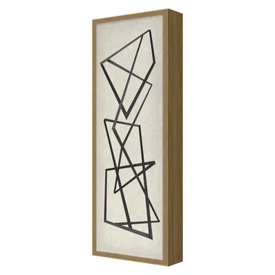 Grand Image Home Structures 18 By Paul Taylor - Single Picture Frame Panoramic Print On Canvas In Black;gray;beige
