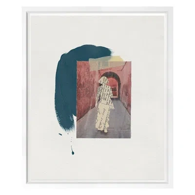 Grand Image Home Style Sketch 1 By Emma Jones - Single Picture Frame Print On Paper In White Framed