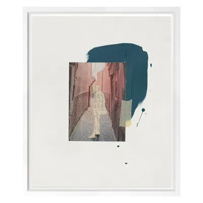 Grand Image Home Style Sketch 2 By Emma Jones - Single Picture Frame Print On Paper In White Framed