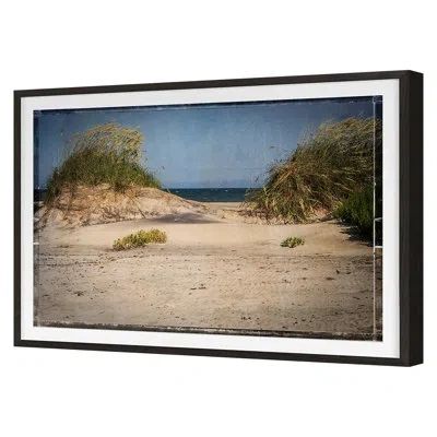 Grand Image Home Summer 2020 Pea Island Sand Dunes Framed On Paper By Lillis Werder Print In Gray Single Picture Framed