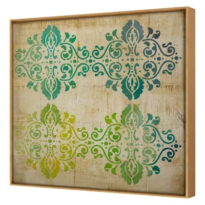 Grand Image Home Summer 2020 Untitled Framed On Canvas By Patrick Atkinson Print In Gold Single Picture Framed