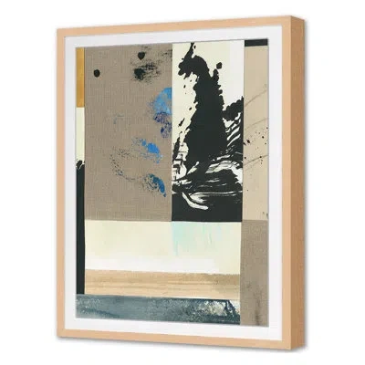 Grand Image Home Summer 2022 Assemblage 1 Framed On Paper By Pc Ngo Print In Maple Single Picture Framed