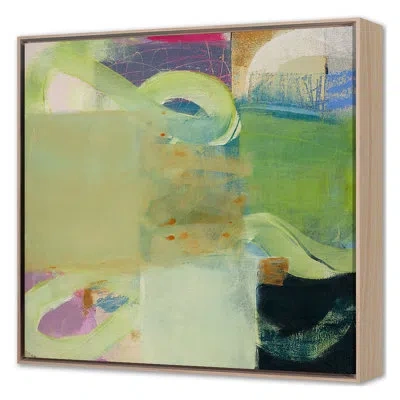 Grand Image Home Summer 2022 Please Call Me Back Framed On Canvas By Ellen Hermanos In Maple Floater Framed