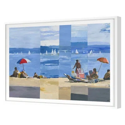 Grand Image Home Summer Daze 1 By Pc Ngo - Single Picture Frame Print In White Framed
