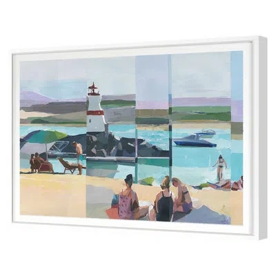 Grand Image Home Summer Daze 2 By Pc Ngo - Single Picture Frame Print In White Framed