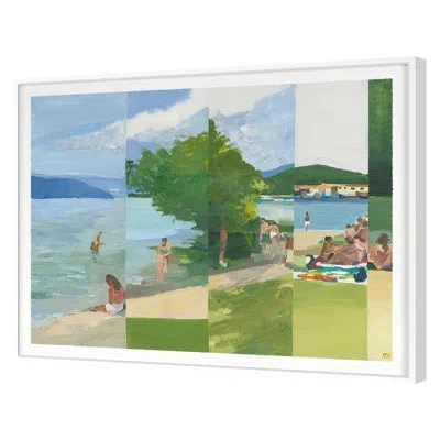 Grand Image Home Summer Daze 3 By Pc Ngo - Single Picture Frame Print In White Framed