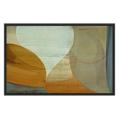 Grand Image Home Swank By Victoria Johnson - Floater Frame Painting On Canvas In Black