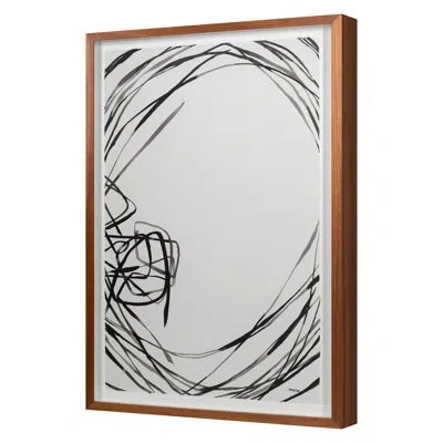 Grand Image Home Swoops 1 By Hable Construction - Single Picture Frame Print In Black