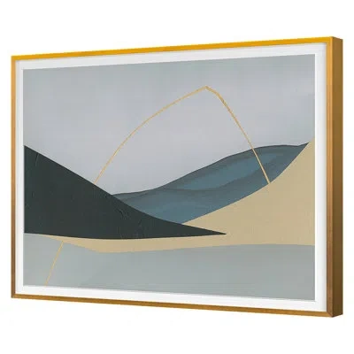 Grand Image Home Take Me With You By Amy Stewart - Single Picture Frame Print On Paper In Gold Framed