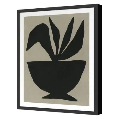 Grand Image Home Teenie Ink 3 By Kate Roebuck - Single Picture Frame Print On Paper In Black Framed