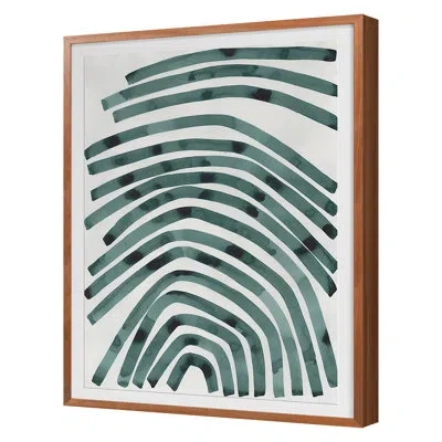 Grand Image Home The Up-side By Kate Roebuck - Single Picture Frame Print On Paper In Walnut Framed