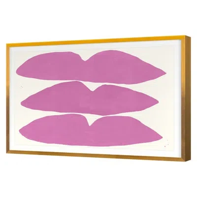 Grand Image Home Three By Kate Roebuck - Single Picture Frame Print In Gold Framed