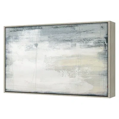 Grand Image Home Tonal Mist 2 By Maeve Harris - Single Picture Frame Print On Canvas In Gray
