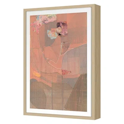 Grand Image Home Ulan Bator By Susan Smereka - Single Picture Frame Painting On Paper In Nordic Oak