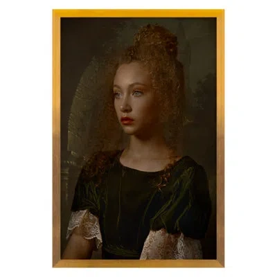 Grand Image Home Under The Arch By Kate Woodman - Single Picture Frame Print On Canvas In Brown;green;beige;orange;gold